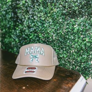 Tan Otto 'MAMA' Trucker Hat-BNWT